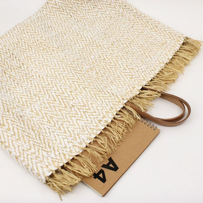 ラフィアコットンバッグ