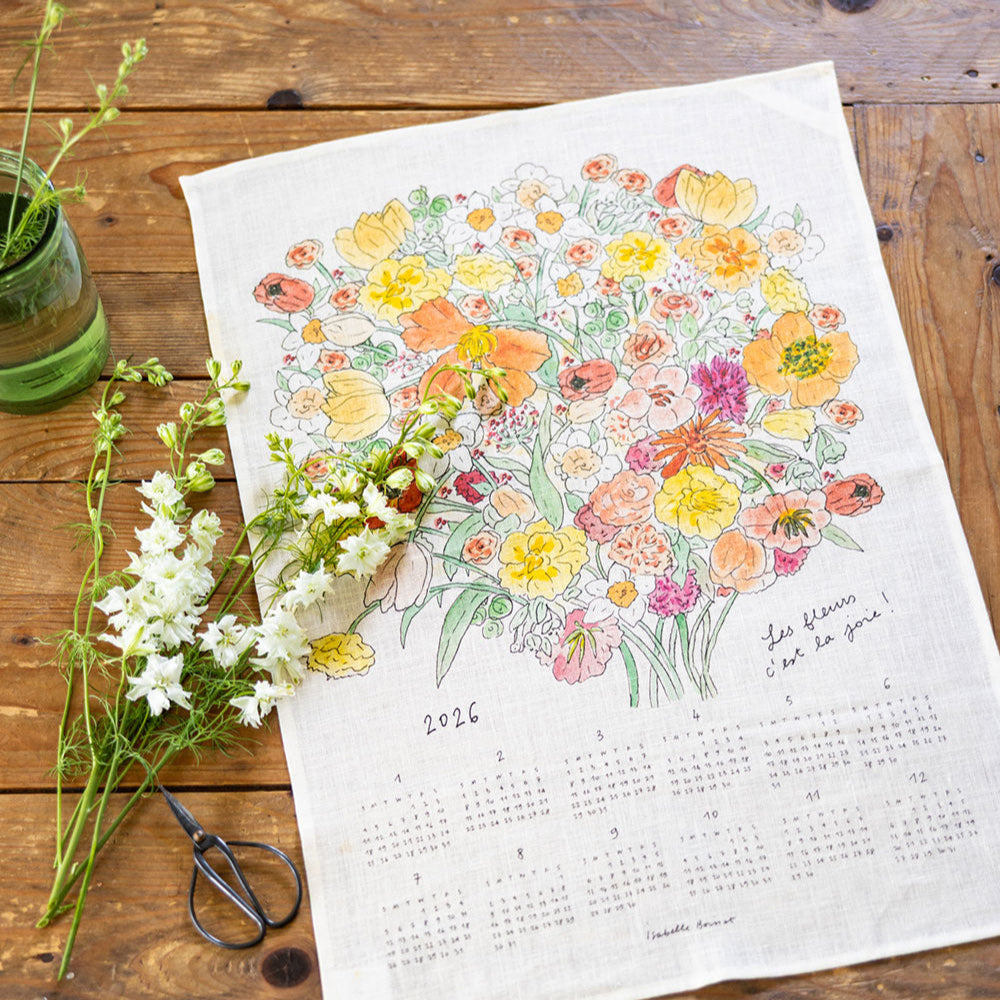 2026 リネンカレンダー｜ISABELLE BOINOT
