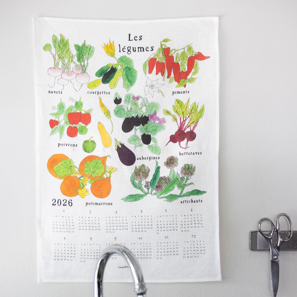 2026 リネンカレンダー｜ISABELLE BOINOT