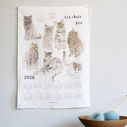 2026 リネンカレンダー｜ISABELLE BOINOT