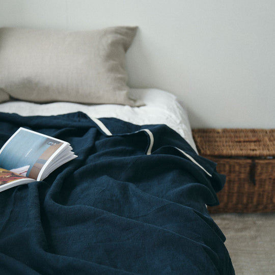 リネンブランケット