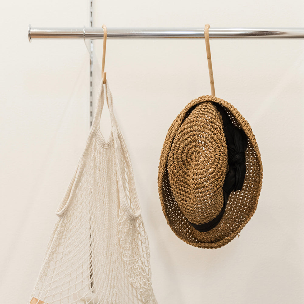 ラタン S字ロングフック 4本セット