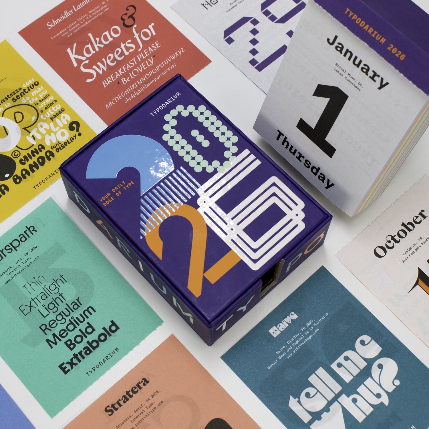Typodarium 2026｜カレンダー