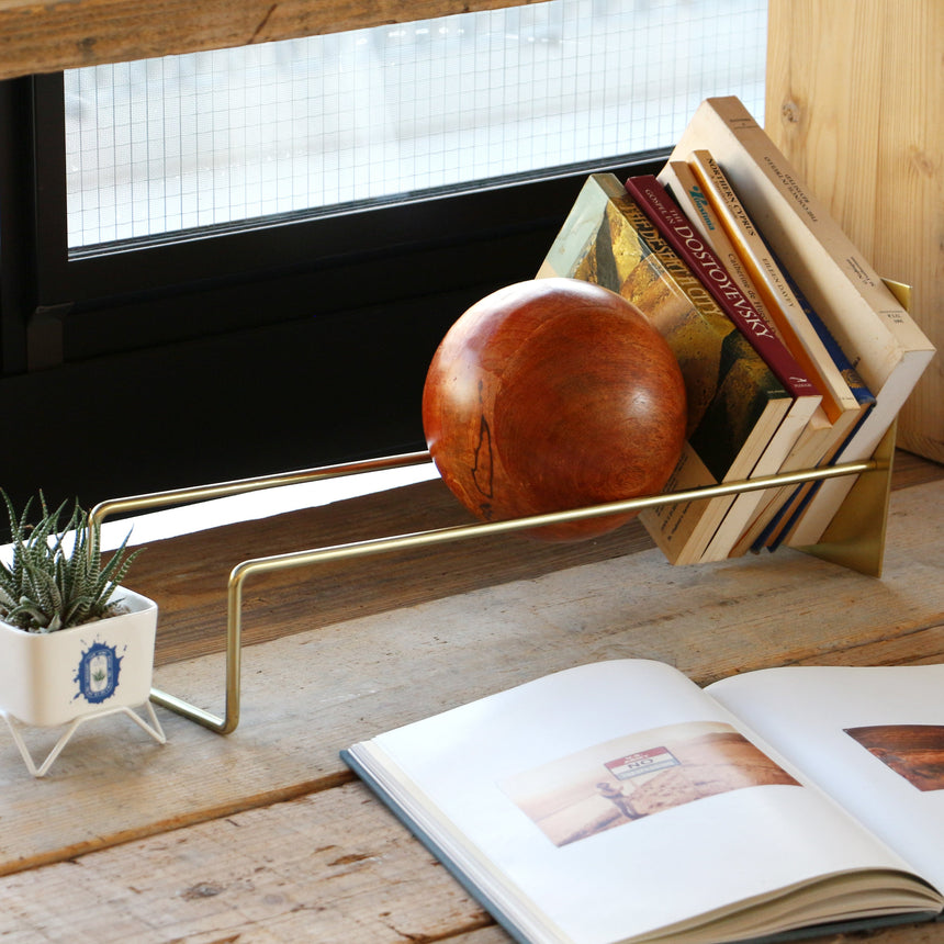 Slope Book End スロープブックエンド HERE ゴールド スロープブックエンド 