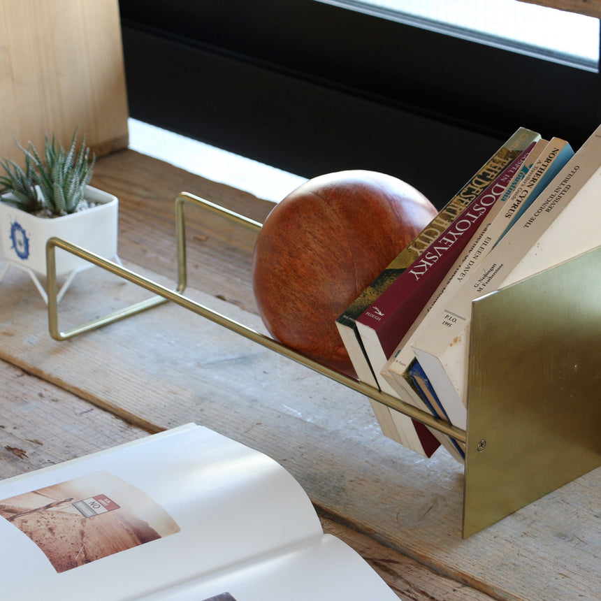 Slope Book End スロープブックエンド HERE ゴールド SLOPE BOOK END 