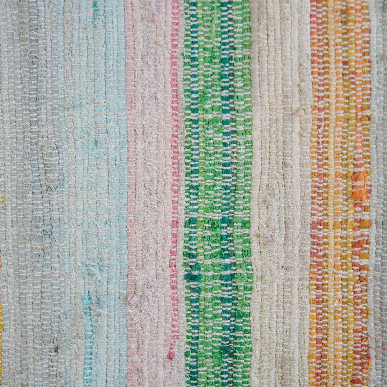 COTTON SILK MIX CHINDI RUG