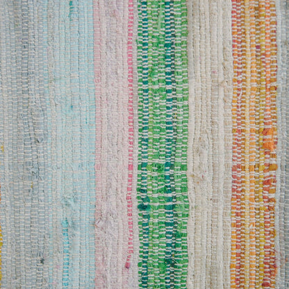 COTTON SILK MIX CHINDI RUG