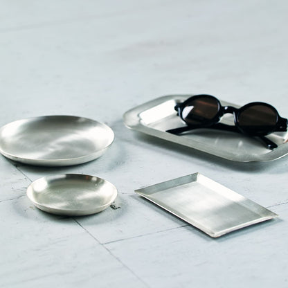 シルバープレイテッドプレート 円形