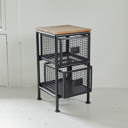 無骨でかっこいいスチールチェスト