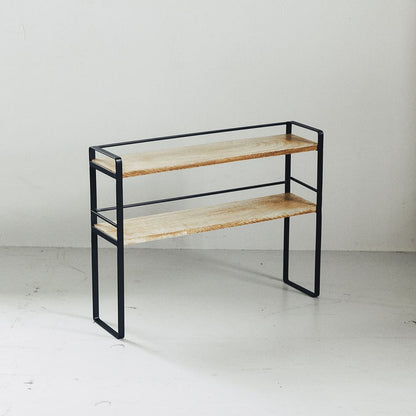 ウッドとアイアンのデスクラック