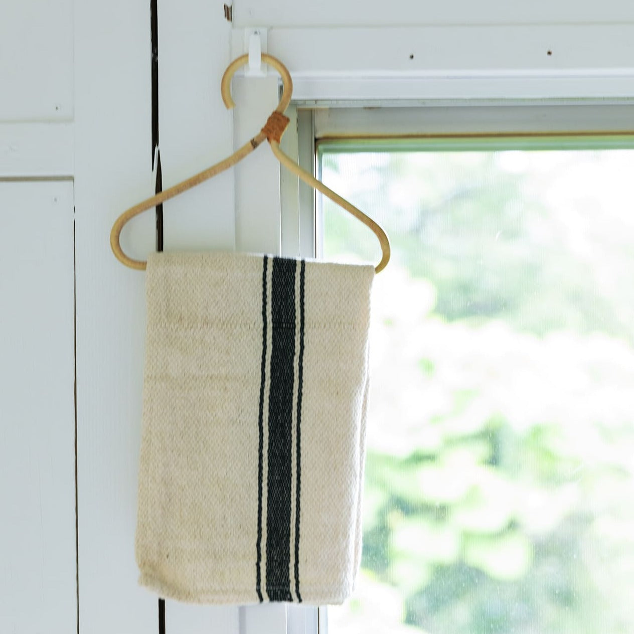 ラタン タオルハンガー（2個セット）