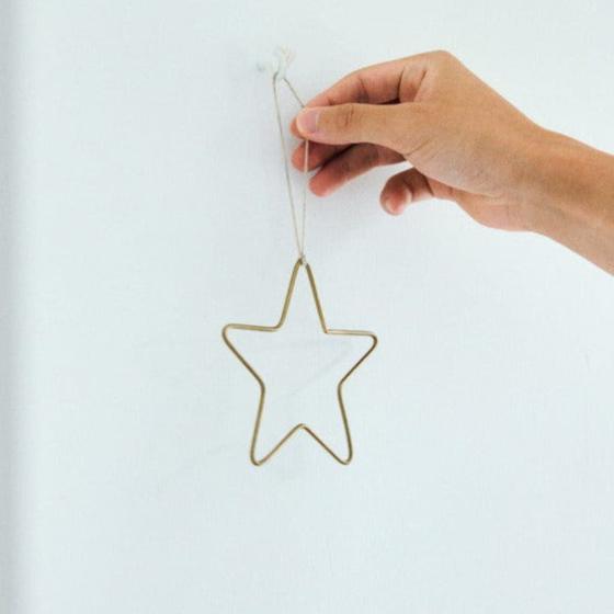 ブラスワイヤースター