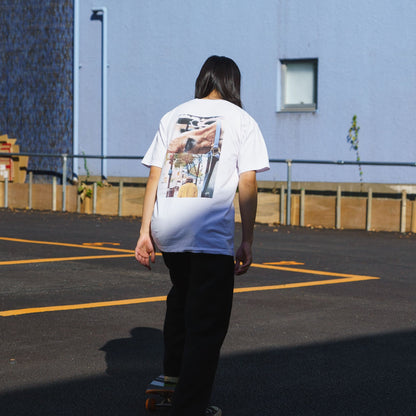 BYSAKUU 03 EXCHANGE T-SHIRT artwork by Taro Hirano and JAI TANJU