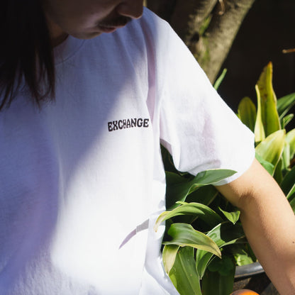 BYSAKUU 03 EXCHANGE T-SHIRT artwork by Taro Hirano and JAI TANJU